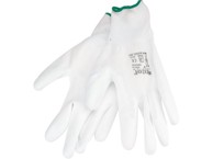 EXTOL PREMIUM Rukavice 8856630, poliester, PU premaz, bijele, 8"